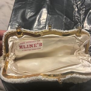 Beaded hand made French bag